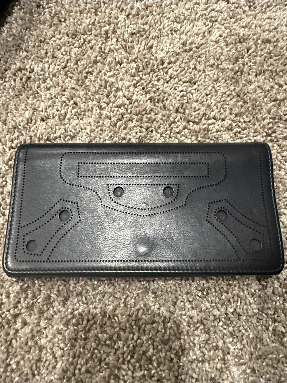 Balenciaga Leather Travel Wallet - Classic Organizer